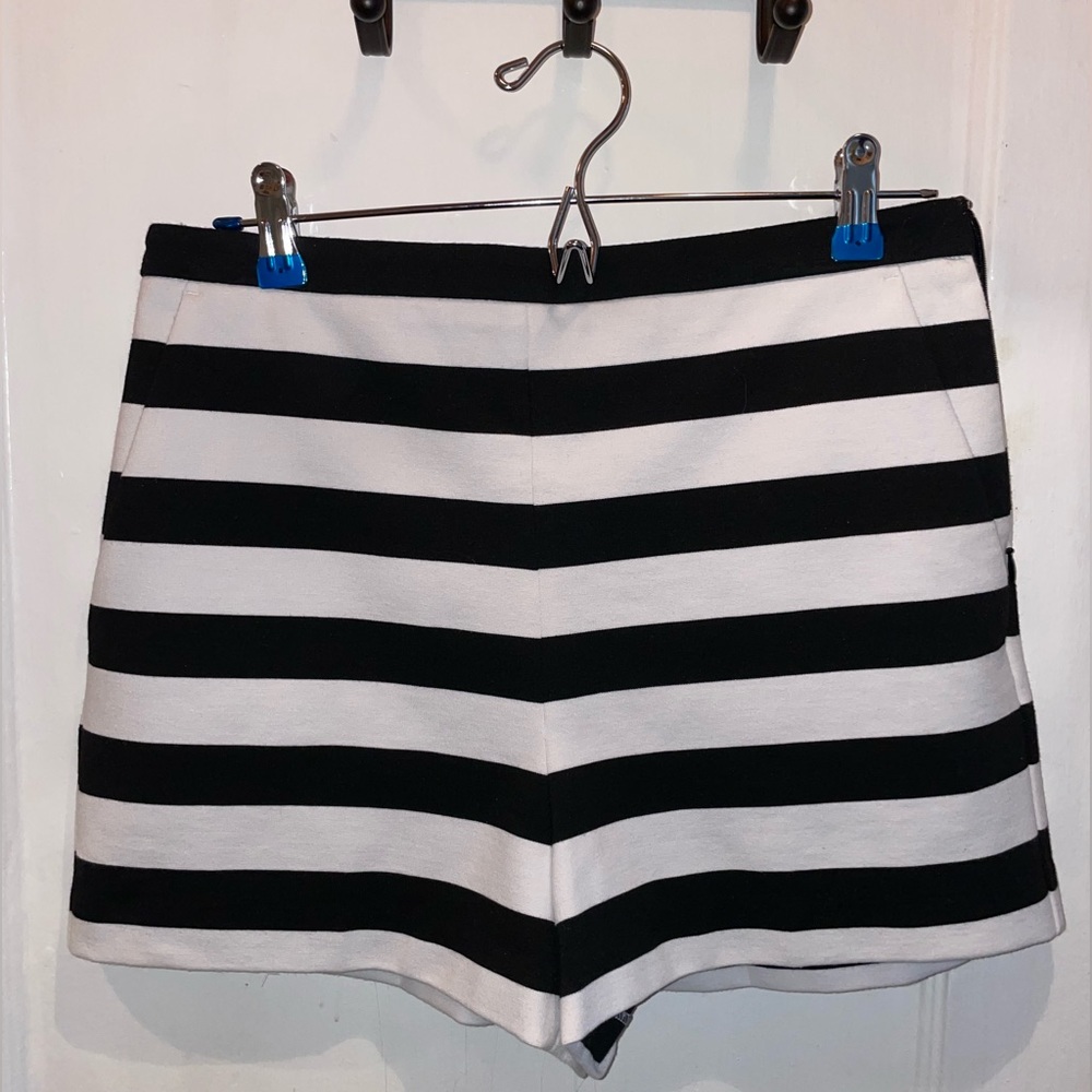 Express- Stripped High Rise Dress Shorts